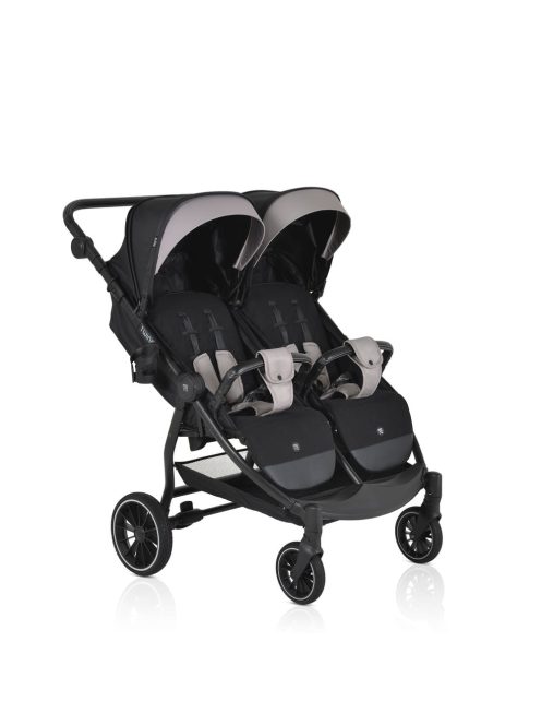 MONI TWINGO Iker babakocsi lábzsákkal ONYX/FEKETE