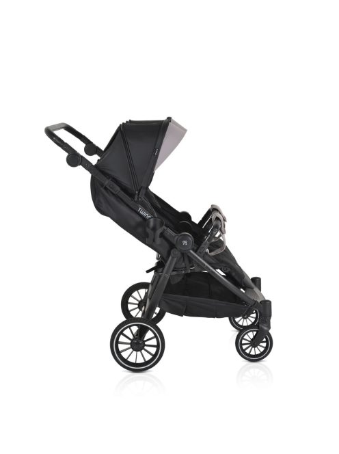MONI TWINGO Iker babakocsi lábzsákkal ONYX/FEKETE