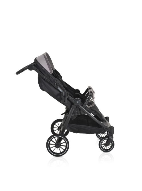 MONI TWINGO Iker babakocsi lábzsákkal ONYX/FEKETE