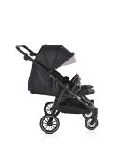 MONI TWINGO Iker babakocsi lábzsákkal ONYX/FEKETE