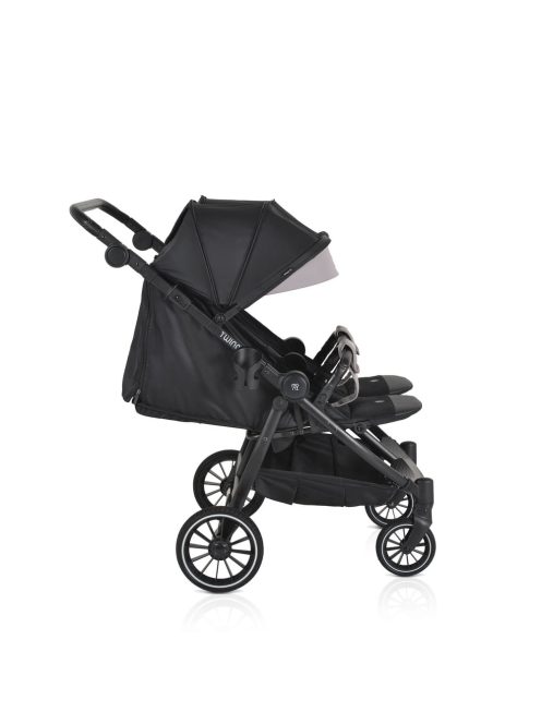 MONI TWINGO Iker babakocsi lábzsákkal ONYX/FEKETE