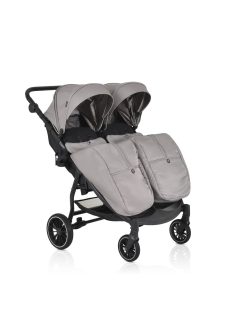 MONI TWINGO Iker babakocsi lábzsákkal VSZÜRKE/SILVER