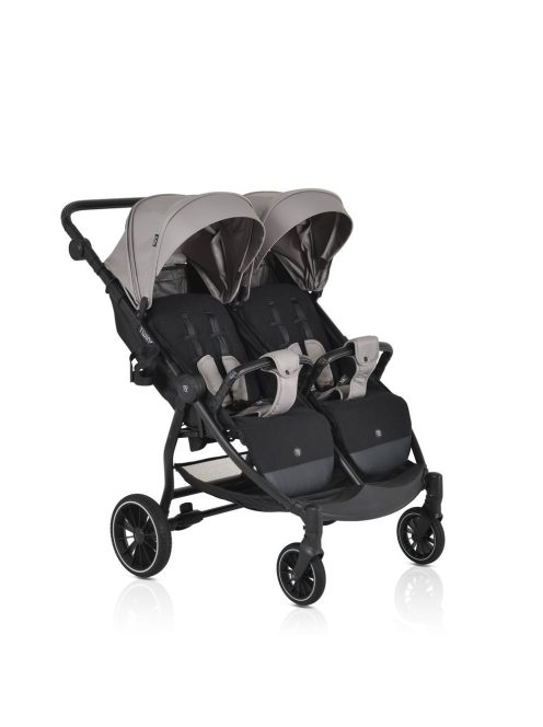 MONI TWINGO Iker babakocsi lábzsákkal VSZÜRKE/SILVER