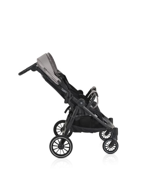 MONI TWINGO Iker babakocsi lábzsákkal VSZÜRKE/SILVER