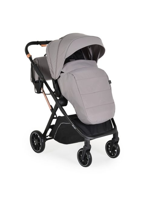 BINGO babakocsi 22kg-ig, sport vázzal, összecsukható 2 irányban STEEL/EZÜSTSZÜRKE