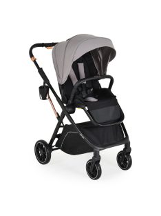   BINGO babakocsi 22kg-ig, sport vázzal, összecsukható 2 irányban STEEL/EZÜSTSZÜRKE