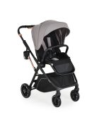 BINGO babakocsi 22kg-ig, sport vázzal, összecsukható 2 irányban STEEL/EZÜSTSZÜRKE