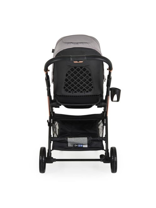 BINGO babakocsi 22kg-ig, sport vázzal, összecsukható 2 irányban STEEL/EZÜSTSZÜRKE