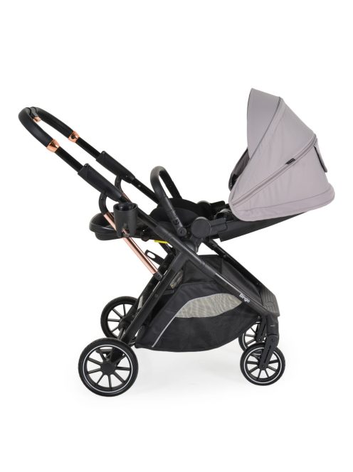 BINGO babakocsi 22kg-ig, sport vázzal, összecsukható 2 irányban STEEL/EZÜSTSZÜRKE