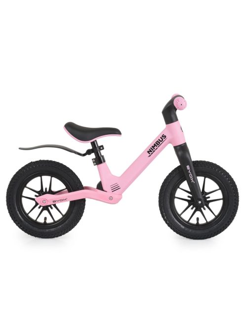 NIMBUS futóbicikli 12es fújható, világító kerekekkel PINK
