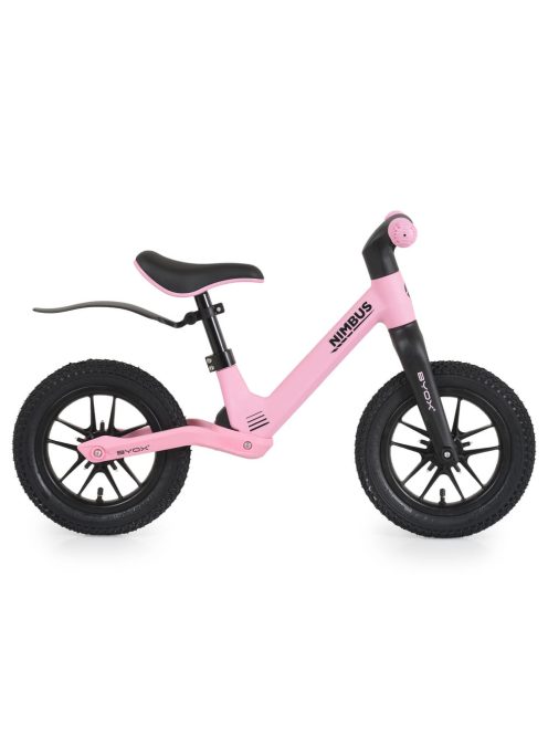 NIMBUS futóbicikli 12es fújható, világító kerekekkel PINK