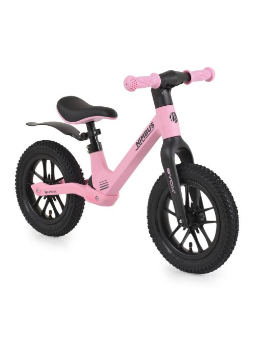 NIMBUS futóbicikli 12es fújható, világító kerekekkel PINK