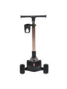 AERO roller, összecsukható, 50kg-ig, 3 kerekű, arany váz FEKETE