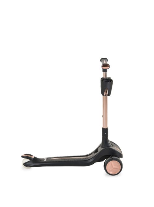 AERO roller, összecsukható, 50kg-ig, 3 kerekű, arany váz FEKETE