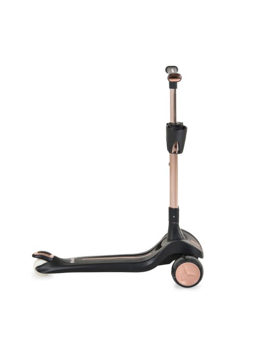 AERO roller, összecsukható, 50kg-ig, 3 kerekű, arany váz FEKETE