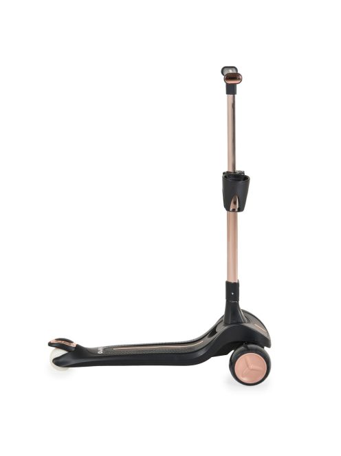AERO roller, összecsukható, 50kg-ig, 3 kerekű, arany váz FEKETE