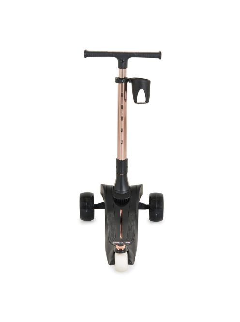 AERO roller, összecsukható, 50kg-ig, 3 kerekű, arany váz FEKETE