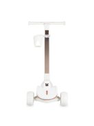 AERO roller, összecsukható, 50kg-ig, 3 kerekű, arany váz FEHÉR