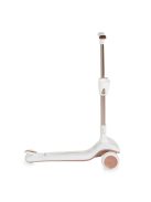 AERO roller, összecsukható, 50kg-ig, 3 kerekű, arany váz FEHÉR