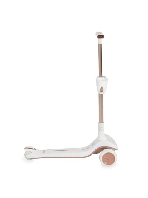 AERO roller, összecsukható, 50kg-ig, 3 kerekű, arany váz FEHÉR
