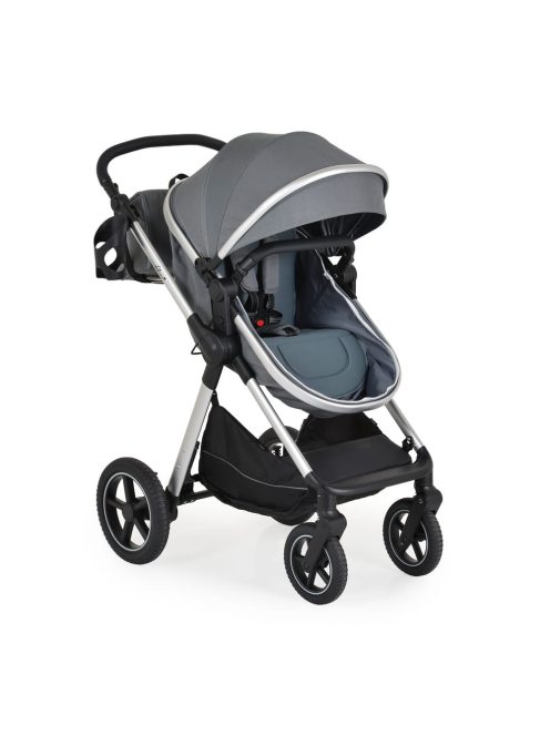 ALINA 2IN1 babakocsi SZETT átalakítható babakocsi+autós hordozó TITANIUM SZÜRKE