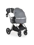 ALINA 2IN1 babakocsi SZETT átalakítható babakocsi+autós hordozó TITANIUM SZÜRKE