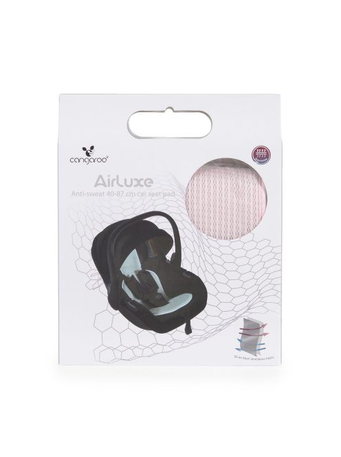 AIRLUXE autós hordozó párna, izzadásgátlós 40-87cm PINK
