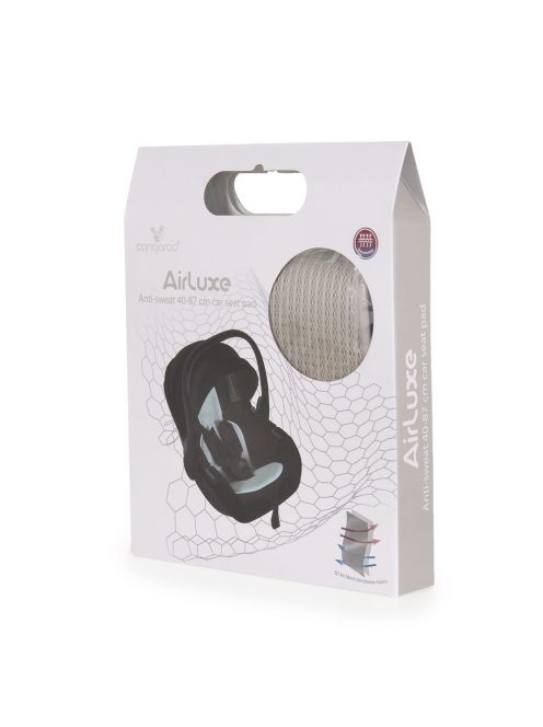 AIRLUXE autós hordozó párna, izzadásgátlós 40-87cm SZÜRKE