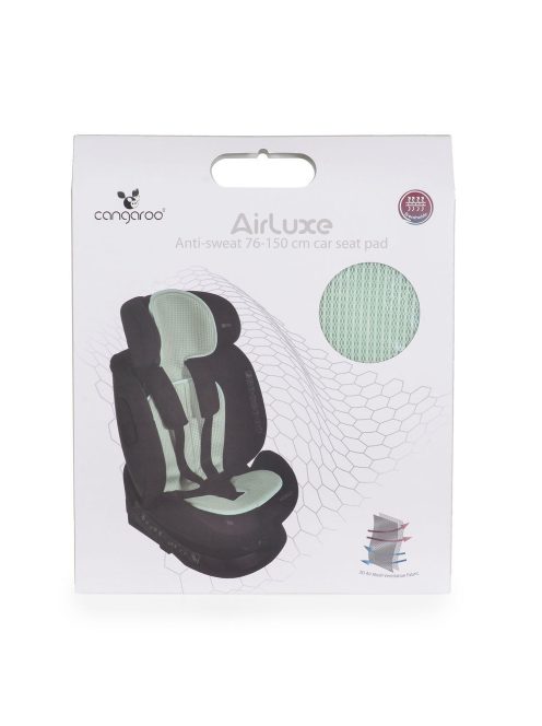 AIRLUXE autósülés párna izzadásgátlós 76-150cm MENTA