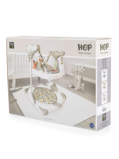 HOP baba ugráló SZÜRKE