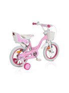 BYOX FLOWER PINKY gyerek kerékpár 14es lány PINK