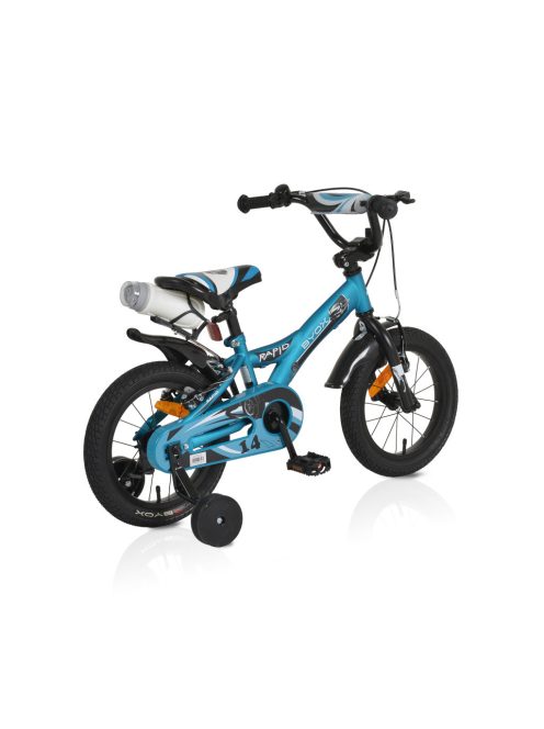 BYOX RAPID gyerek kerékpár 14es méret FIÚ CYAN KÉK