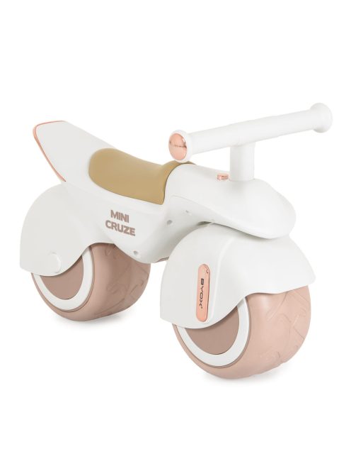MINI CRUZE futóbicikli, ráülős járgány, kismotor, zenélő, óriás kerekekkel FEHÉR