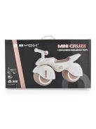 MINI CRUZE futóbicikli, ráülős járgány, kismotor, zenélő, óriás kerekekkel FEHÉR