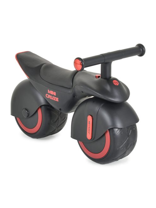 MINI CRUZE futóbicikli, ráülős járgány, kismotor,  zenélő, óriás kerekekkel FEKETE