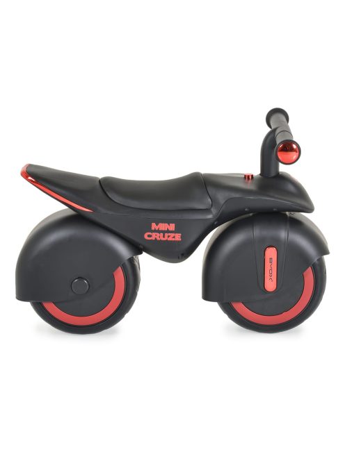 MINI CRUZE futóbicikli, ráülős járgány, kismotor,  zenélő, óriás kerekekkel FEKETE
