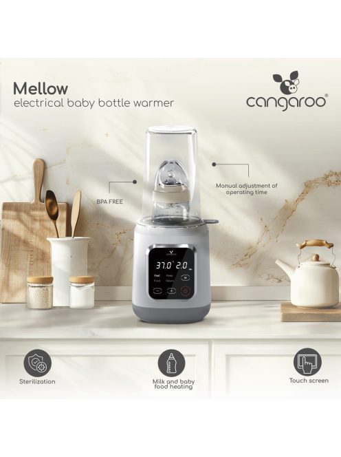 MELLOW 4in1 cumisüveg melegítő, sterilizáló, melegen tartó funkcióval FEHÉR