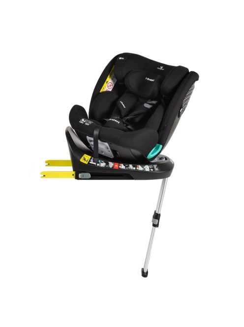 i-PROTECT autós ülés 40-150cm támasztólábbal 360 forgatható FEKETE