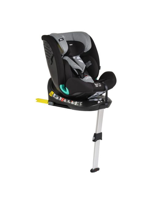 i-PROTECT autós ülés 40-150cm támasztólábbal 360 forgatható STEEL/SZÜRKE