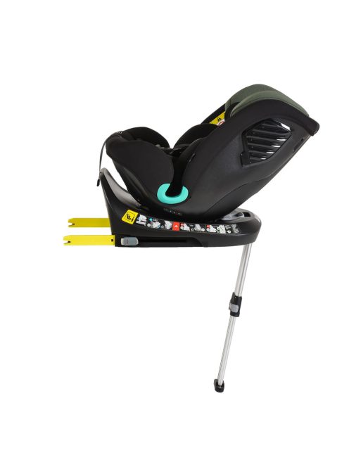 i-PROTECT autós ülés 40-150cm támasztólábbal 360 forgatható STEEL/SZÜRKE