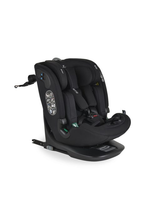GTS prémium autós ülés 40-150cm SPS, 360fokban forgatható FEKETE