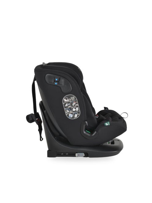 GTS prémium autós ülés 40-150cm SPS, 360fokban forgatható FEKETE