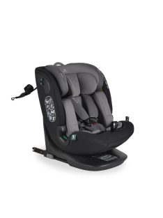   GTS prémium autós ülés 40-150cm SPS, 360fokban forgatható SZÜRKE