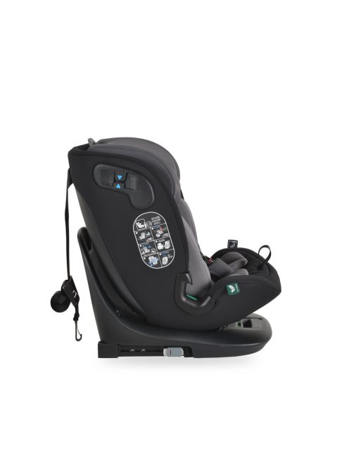 GTS prémium autós ülés 40-150cm SPS, 360fokban forgatható SZÜRKE