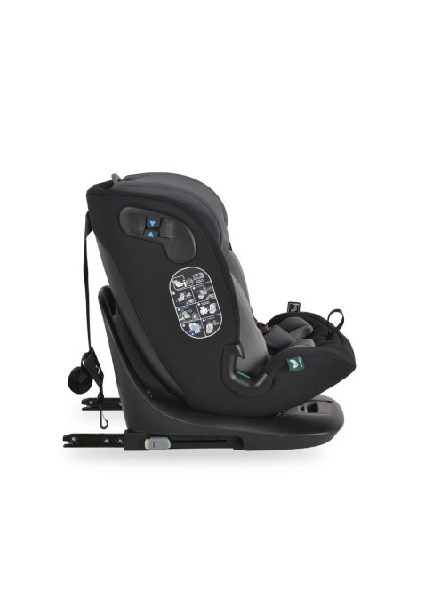 GTS prémium autós ülés 40-150cm SPS, 360fokban forgatható SZÜRKE