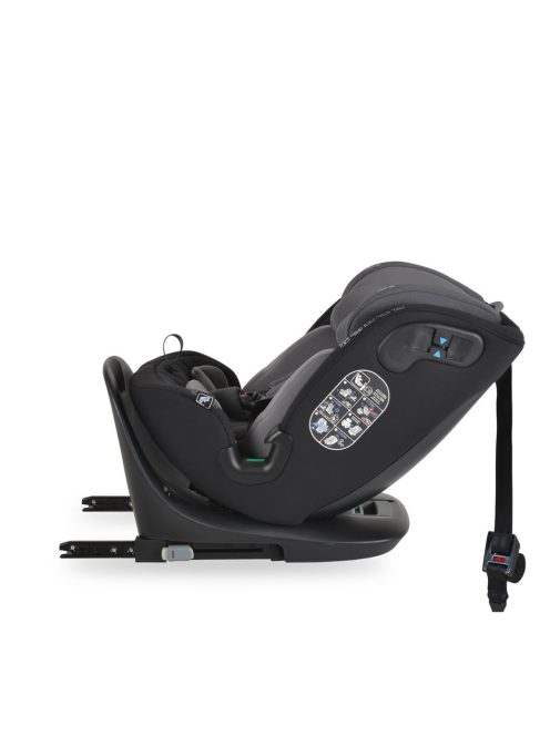 GTS prémium autós ülés 40-150cm SPS, 360fokban forgatható SZÜRKE