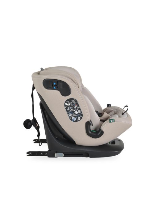 GTS prémium autós ülés 40-150cm SPS, 360fokban forgatható BÉZS