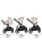 CELEBRITY multifunkciós 2 részes 2IN1 babakocsi szett RÓZSASZÍN (Cloud Pink)