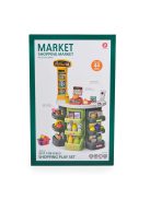 MŰANYAGJÁTÉK szupermarket kiegészítőkkel szett