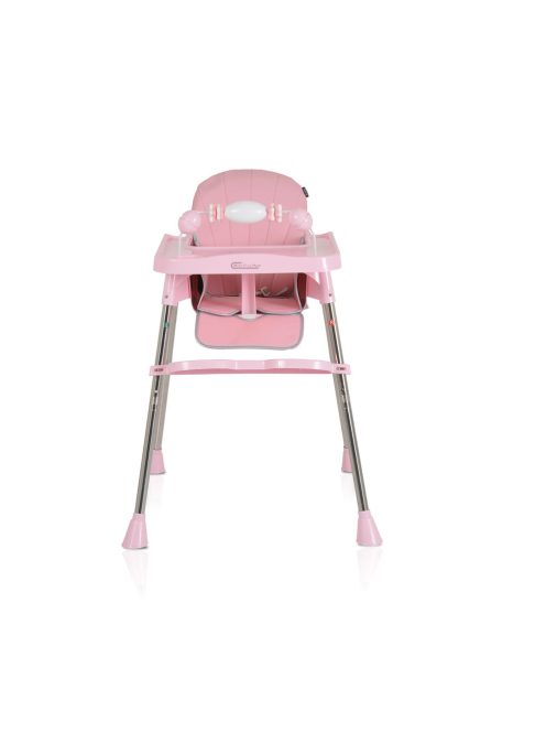 CENTURY etetőszék műanyag játékhíddal PINK